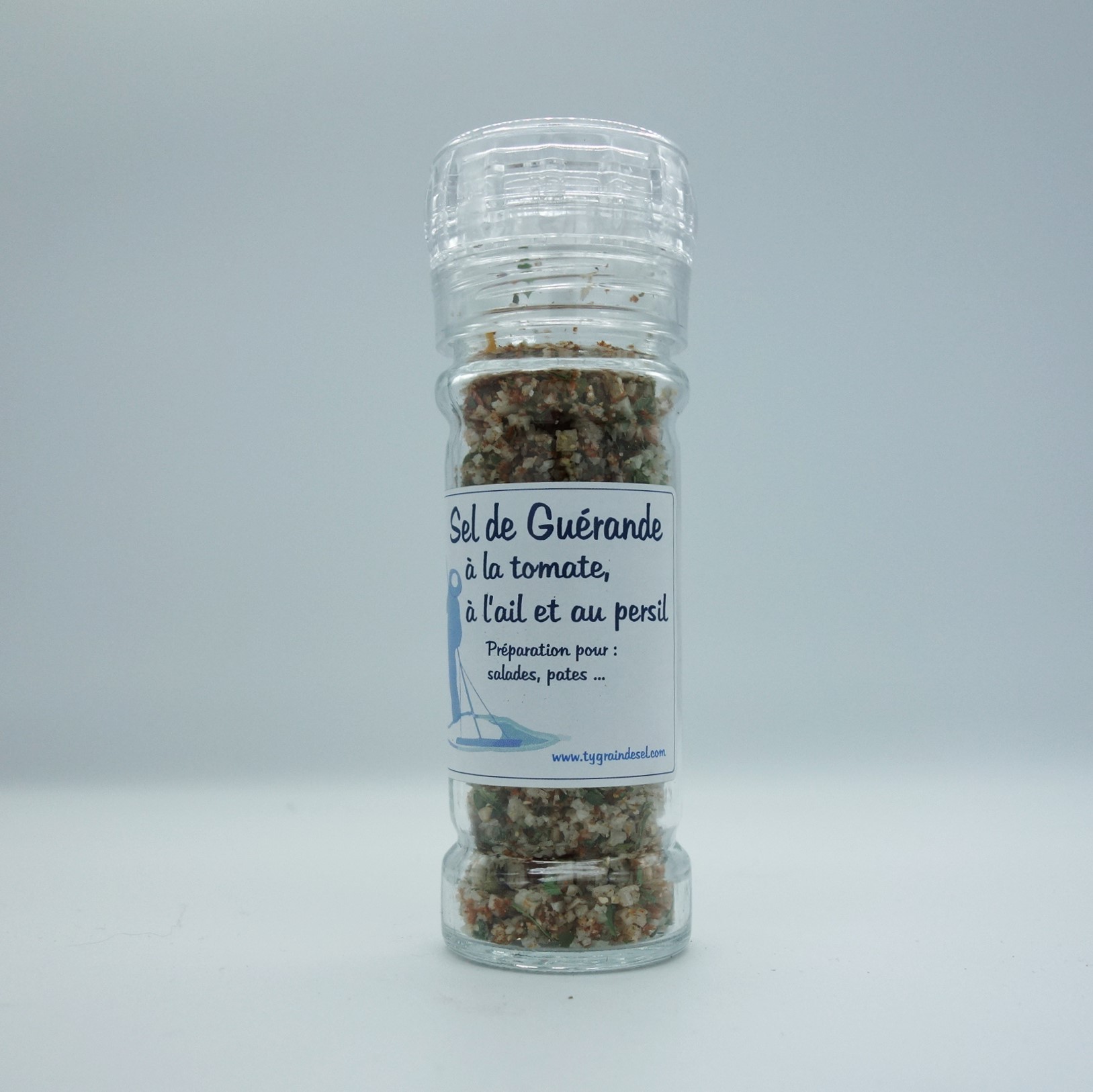 Gros sel de Guérande à l'Ail avec zip REFERMABLE 300g - LE NATURSEL